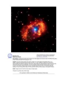 Chandra :: Photo Album :: Eta Carinae :: Eta Carinae Handout