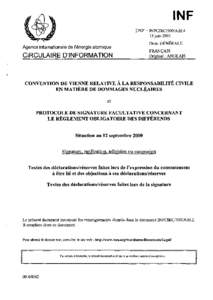 INFCIRC/500/Add.4 - Vienna Convention on Civil Liability for Nuclear Damage and Optional Protocol Concerning the Compulsory Settlement of Disputes - French