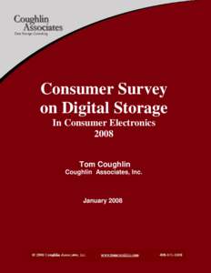 Microsoft Word - Consumer Survey on Digital Storage in Consumer Electronics including Projections, doc