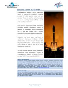 European Space Agency / Soyuz / Globalstar / Guiana Space Centre / Ariane 5 / Spacecraft / Fregat / Galileo / Spaceflight / Space / Soyuz programme