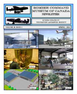BOMBER Command MUSEUM of Canada NEWSLETTER Museum OPERATED BY:  THE NANTON LANCASTER SOCIETY