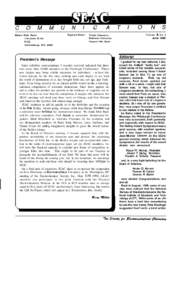 COMMUNI Editor: Dick Durst Chemistry B-158 NIST Gaithersburg, MD 20899