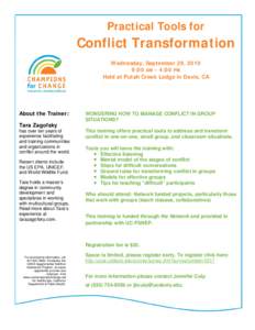 Microsoft Word - conflict flyer .doc