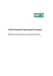 Microsoft Word - GMOS SOP Hg_Speciation FINAL