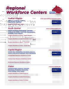 Regional Workforce Centers Central Virginia Community College Workforce Alliance