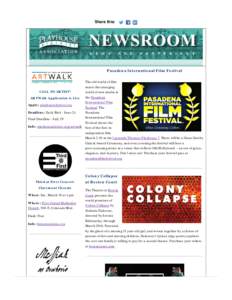 email : Webview : ARTNight Pasadena, Pasadena International Film Festival & More!