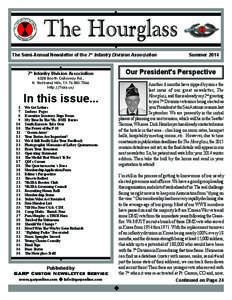 ▲  The Hourglass ▲ The Semi-Annual Newsletter of the 7th Infantry Division Association ▲