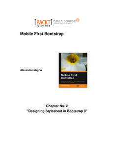 Mobile First Bootstrap  Alexandre Magno Chapter No. 2 