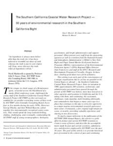The Southern California Water Research Project - 30 years of environmental research in the Southern California Bight