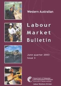 Microsoft Word - Labour Market Bulletin v3 - June Qtr 2003.doc
