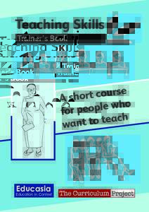 Teaching Skills Trainer’s Book e s r