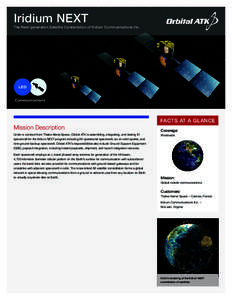 Iridium NEXT  The Next-generation Satellite Constellation of Iridium Communications Inc. LEO Communications