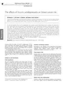 British Journal of Cancer[removed], 92 – 97  ª 2002 The Cancer Research Campaign All rights reserved 0007 – [removed] $25.00