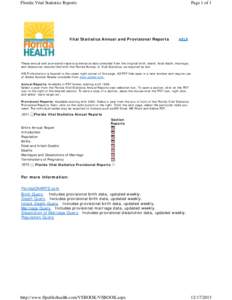 Microsoft Word - Florida Vital Statistics Cover Page.doc