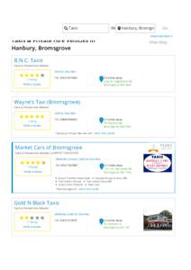  Taxis  IN  Hanbury, Bromsgrove Go Advanced Search  Taxis & Private Hire Vehicles in