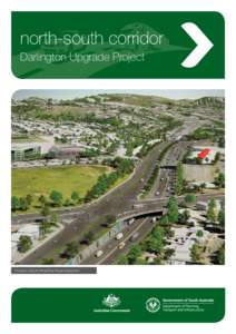 north-south corridor Darlington Upgrade Project Concept of South Road/Sturt Road intersection  background