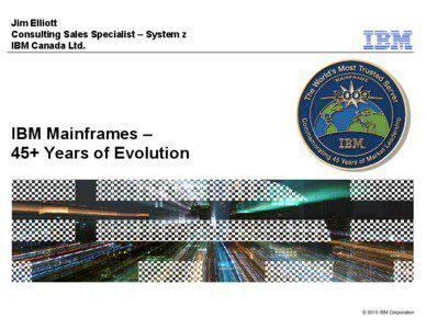 Microsoft PowerPoint - History and Evolution of IBM Mainframes[removed]ppt