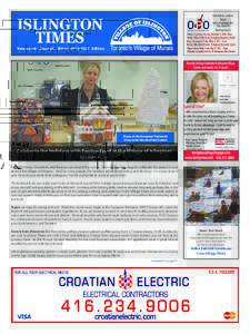 ISLINGTON TIMES Volume 04 • Issue 04 • WinterEdition  Bruna at the European Patisserie