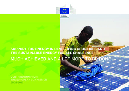 Support for energy in developing countries and the Sustainable Energy for All challenge: Much achieved and a lot more to be done  Contribution from