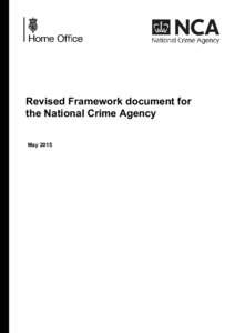 Framework document for the National Crime Agency, May 2015