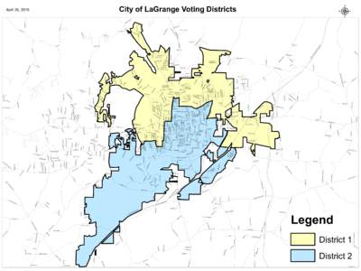 City of LaGrange Voting Districts R GE D ID EE