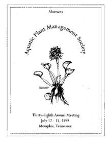 Abstracts  Thirty-Eighth Annual Meeting July 12 ­ 15, 1998 Memphis, Tennessee
