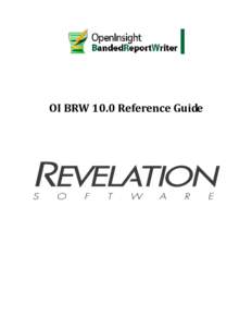 Microsoft WordOI BRW 10.0 Reference Guide.doc