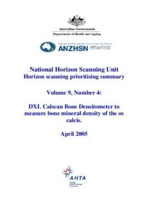 Horizon Scanning Technology