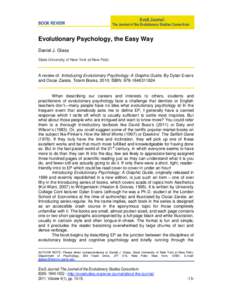 BOOK REVIEW  EvoS Journal: The Journal of the Evolutionary Studies Consortium  Evolutionary Psychology, the Easy Way