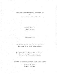 COMPUTEB-ASSlSTED INSTRUCTION IN PROGRAMMING: AID by Jamesine Friend and R. C. Atkinson TECHNlCAL REPORT 164 January 25, 1971
