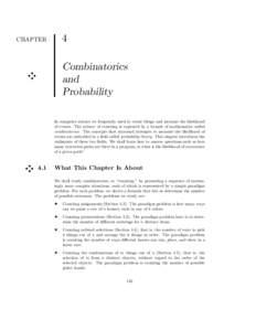 4  CHAPTER Combinatorics and
