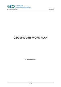 Work Plan  Revision 2 GEOWORK PLAN