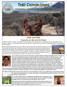 Trail Connections The Newsletter of the Carson Valley Trails Association Communities connected to nature through a system of trails  Winter 2015