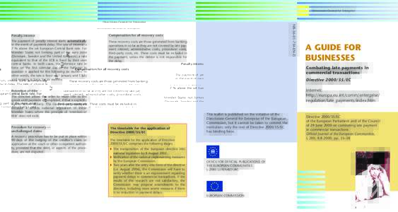 European Union / Invoice / Late Payment Directive
