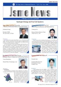 ISSNThe Japan Society of Mechanical Engineers Vol.17, No.1 JuneURL http://www.jsme.or.jp/English