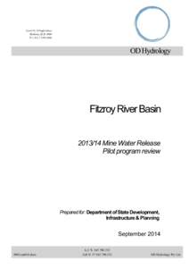 OD Hydrology Fitzroy River Basin