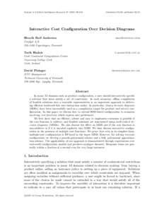Journal of Artificial Intelligence Research[removed]  Submitted 08/09; published[removed]Interactive Cost Configuration Over Decision Diagrams Henrik Reif Andersen