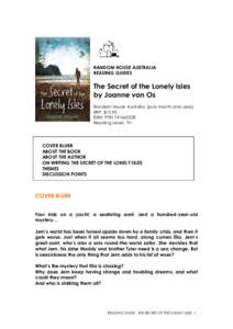 RANDOM HOUSE AUSTRALIA READING GUIDES The Secret of the Lonely Isles by Joanne van Os Random House Australia, [pub month and year]