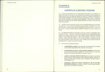 Strategic Review 1993 Strategic Review[removed]CHAPTER 5