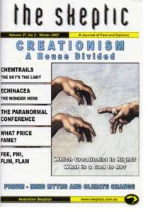 Creationism / Religion / Young Earth creationism / Creation science / Christian apologists / Creation Ministries International / Ken Ham / Answers in Genesis / Carl Wieland / Creation Museum / Australian Skeptics / American International Group