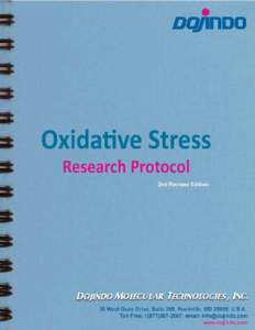 Dojindo Oxidative Stress Products  1 Dojindo Oxidative Stress Products