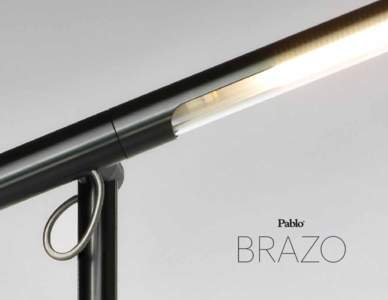 BRAZO  BRAZO DESCRIPTION Brazo’s precision machined aluminum construction allows for optimal task lighting
