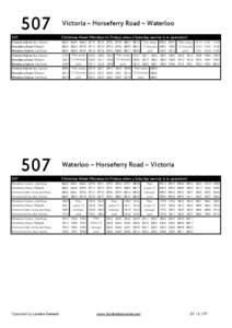 507  Victoria–HorseferryRoad–Waterloo 507