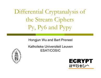 Cryptanalysis of Stream Cipher