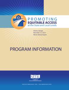 Promoting Equitable Access at the State and Local Levels: Program Information