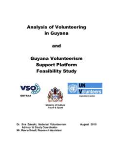 Guyana National Volunteerism Study