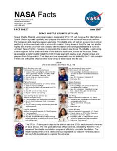 NASA Facts National Aeronautics and Space Administration
