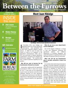 Between the Furrows A Santa Cruz County Farm Bureau Monthly Publication MARCH 2016 VOLUME 40, ISSUE 3