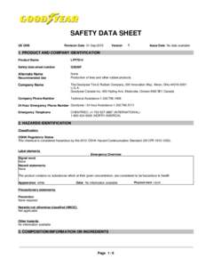 SAFETY DATA SHEET US GHS Revision Date 01-SepVersion