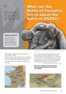 What can the Battle of Fromelles tell us about the Spirit of ANZAC?  Curriculum connection